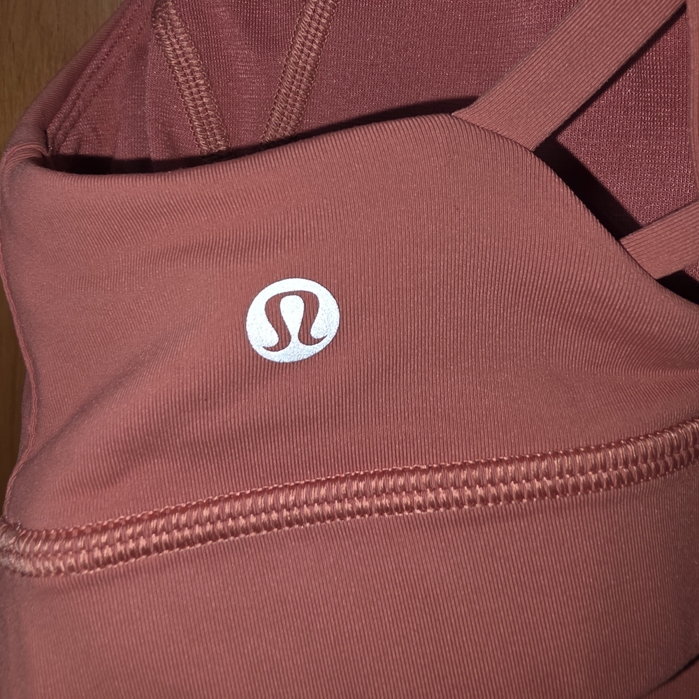 Lululemon Athletica Dusty Rose Strappy Sports Bra - Picture 3 of 4